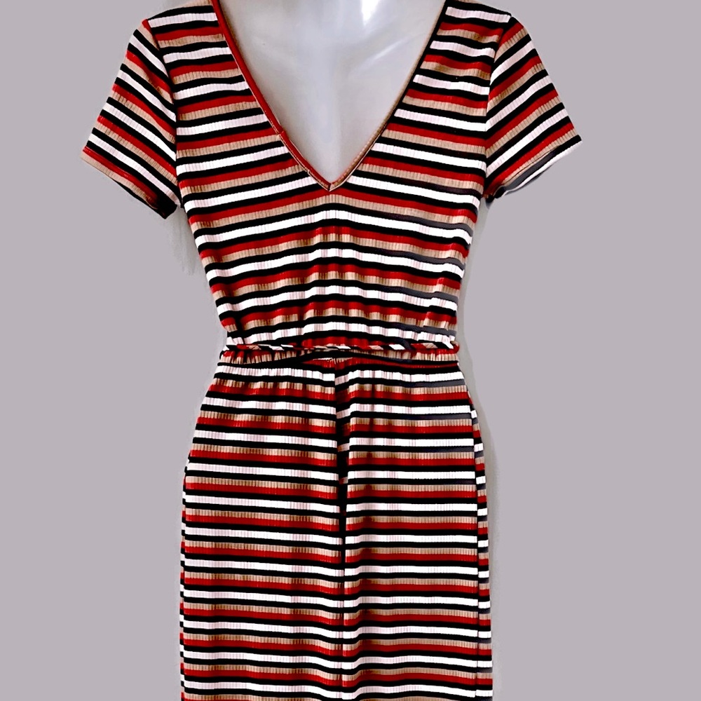 *Final Offer* Urban Outfitters NWOT Surplice Stripe Jumpsuit, Small - Picture 11 of 12